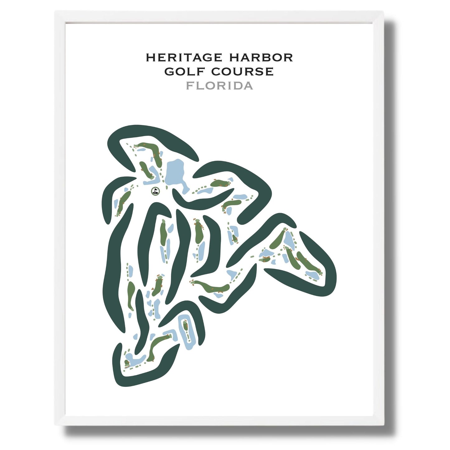 Heritage Bay Golf Course, Florida - Printed Golf Courses