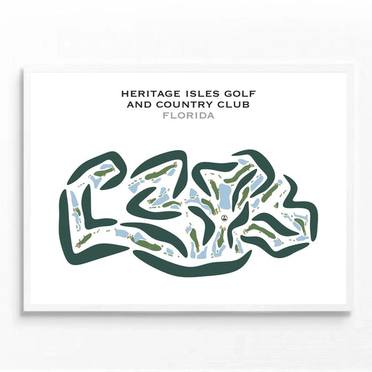 Heritage Isles Golf and Country Club, Florida - Printed Golf Courses