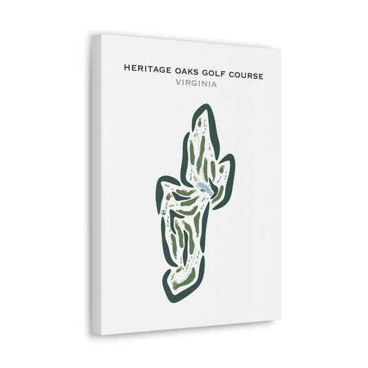 Heritage Oaks Golf Course, Virginia - Printed Golf Courses