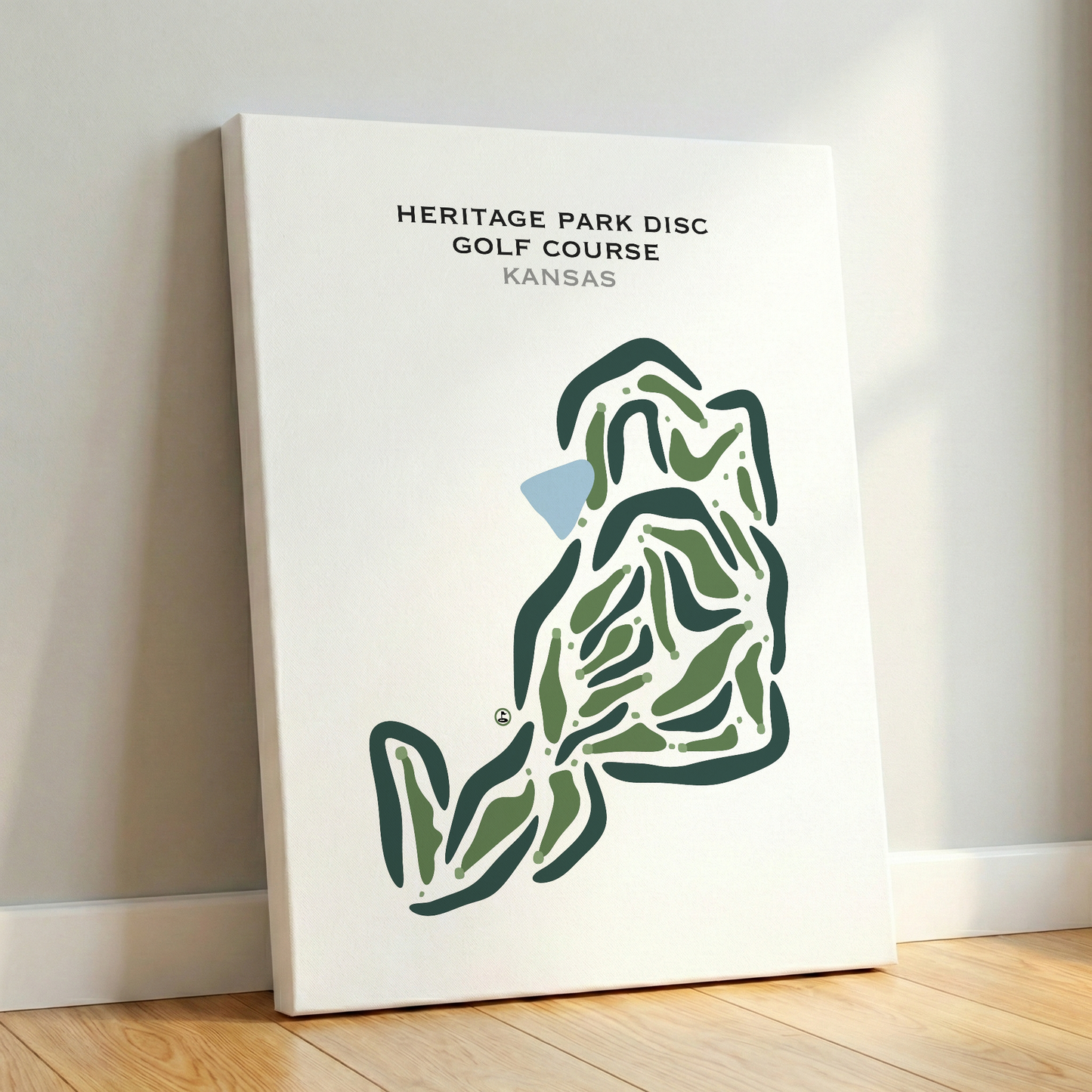 Heritage Park Disc Golf Course, Kansas - Printed Golf Courses