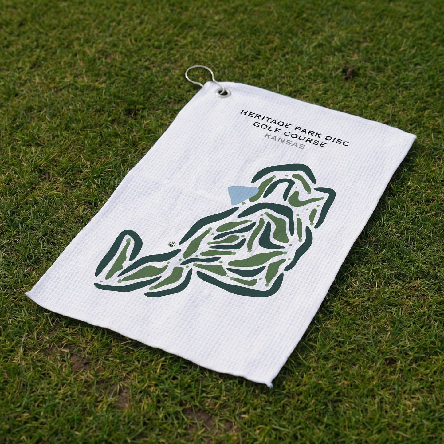 Heritage Park Disc Golf Course, Kansas - Printed Golf Courses