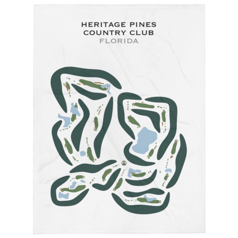 Heritage Pines Country Club, Florida - Printed Golf Courses