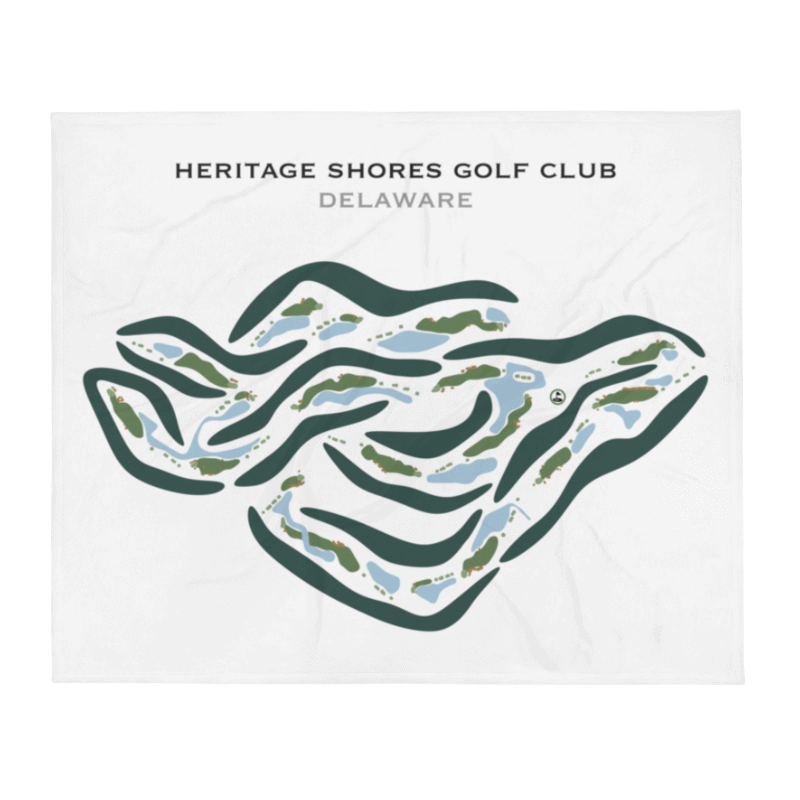 Heritage Shores Golf Club, Delaware - Printed Golf Courses