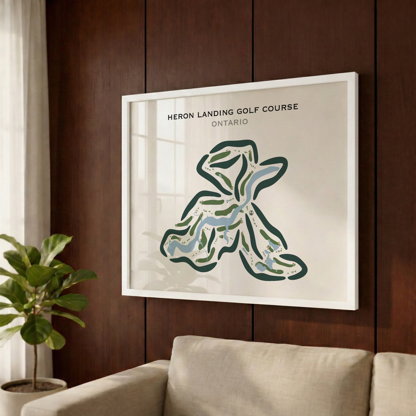 Heron Landing Golf Course, Canada - Printed Golf Courses