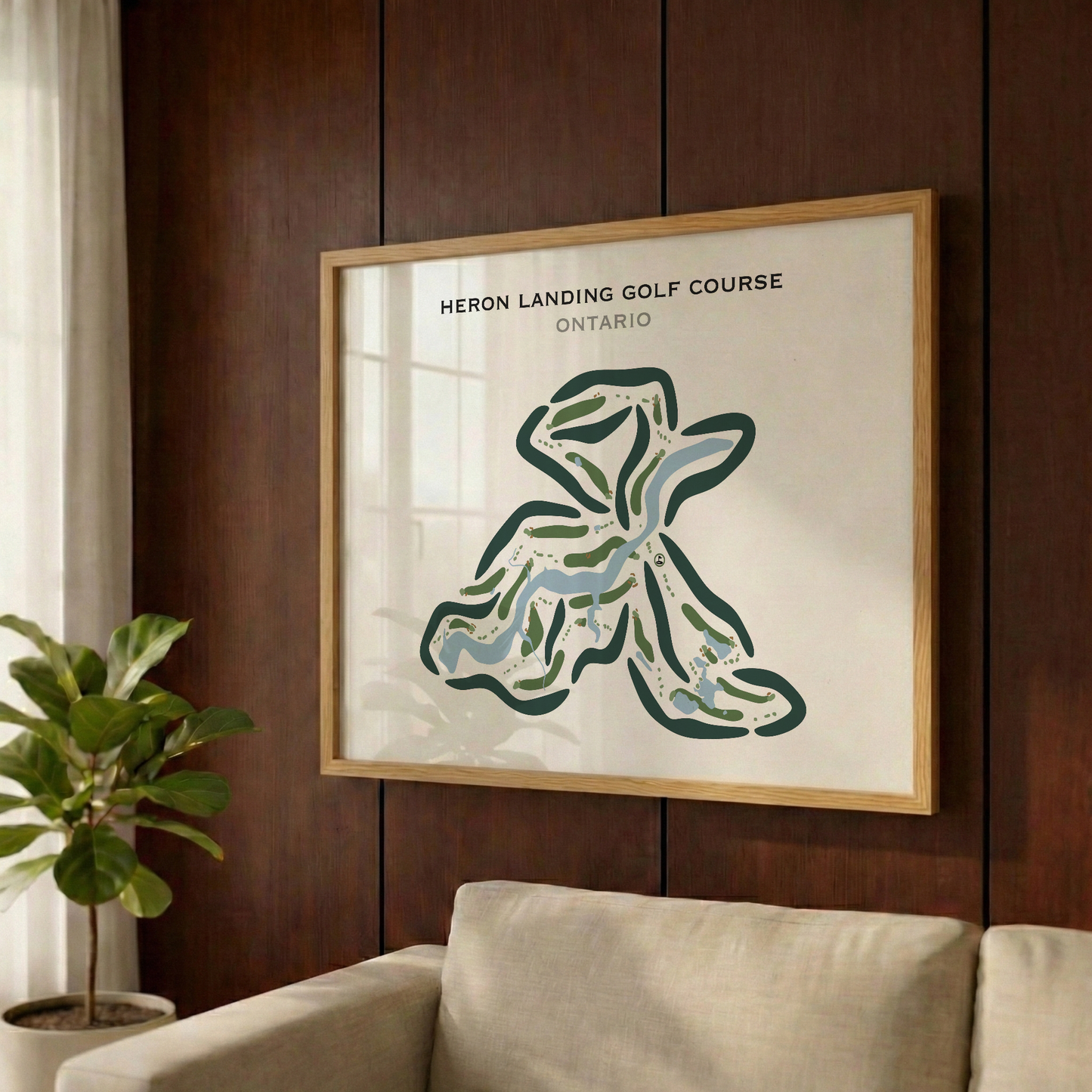 Heron Landing Golf Course, Canada - Printed Golf Courses