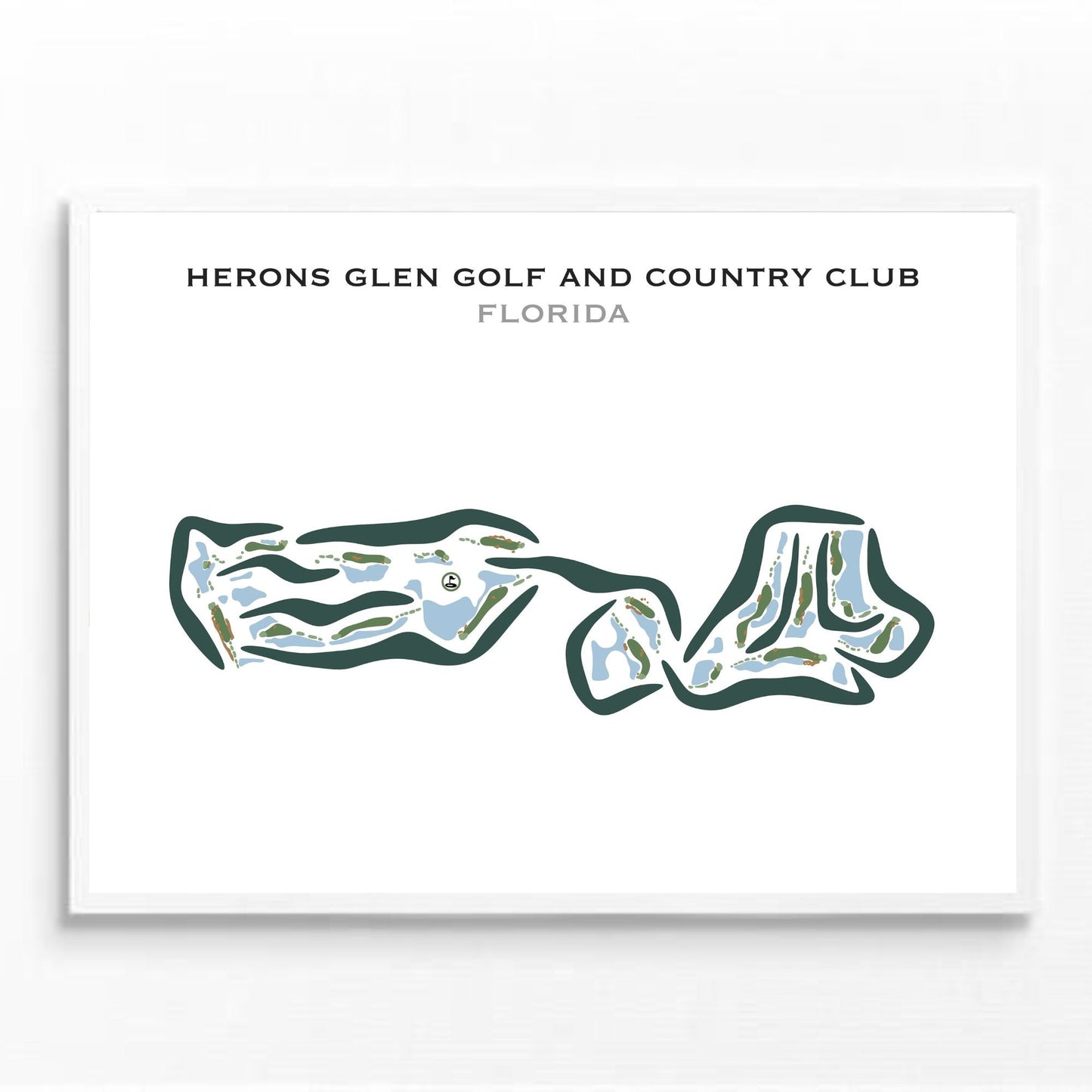 Herons Glen Golf & Country Club, Florida - Printed Golf Courses