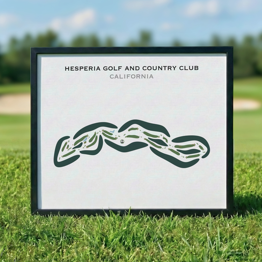 Hesperia Golf & Country Club, California - Printed Golf Courses