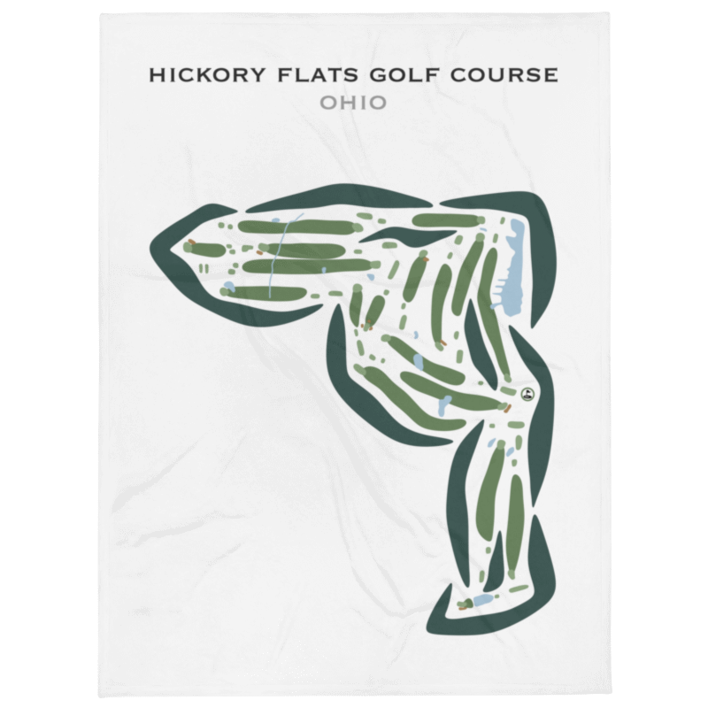 Hickory Flats Golf Course, Ohio - Printed Golf Courses