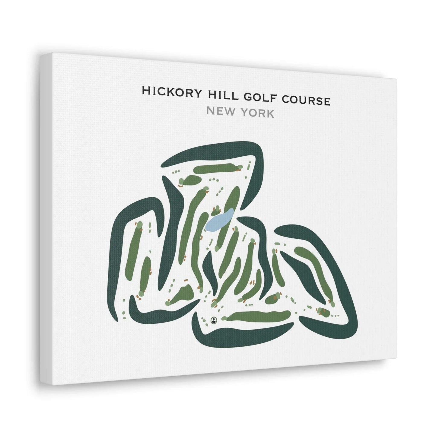 Hickory Hill Golf Course, New York - Printed Golf Courses