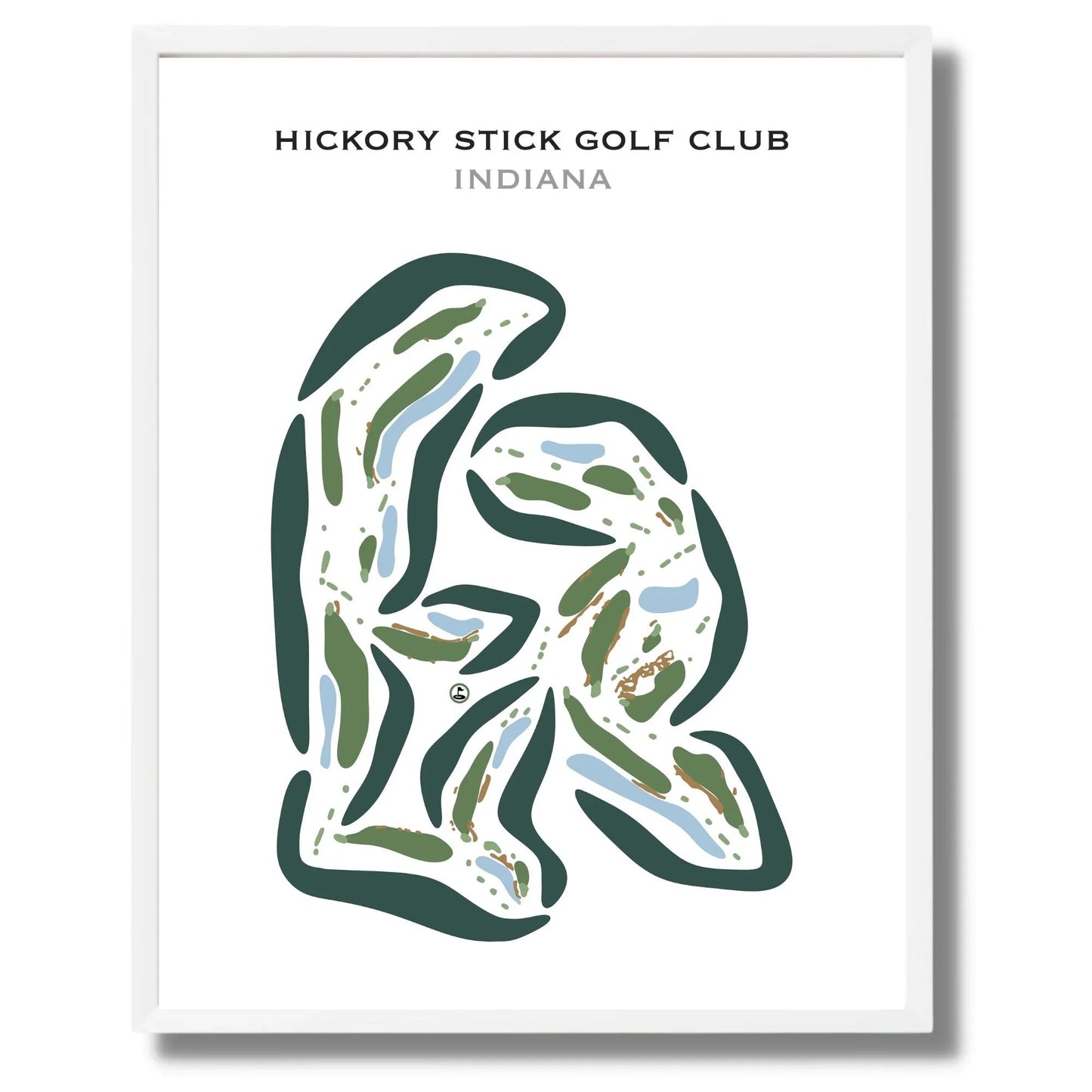 Hickory Stick Golf Club, Indiana - Printed Golf Courses