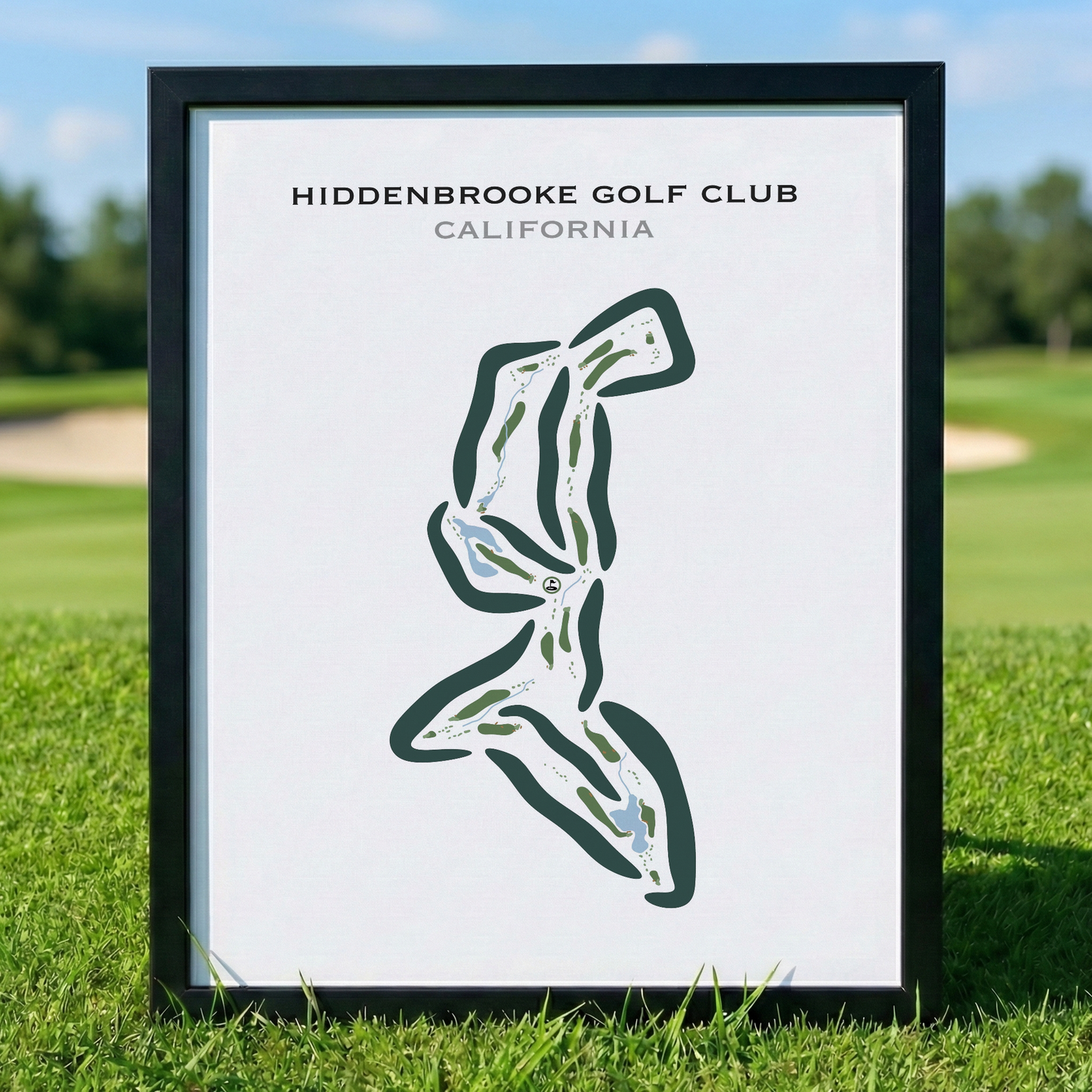 Hiddenbrooke Golf Club, California - Printed Golf Courses