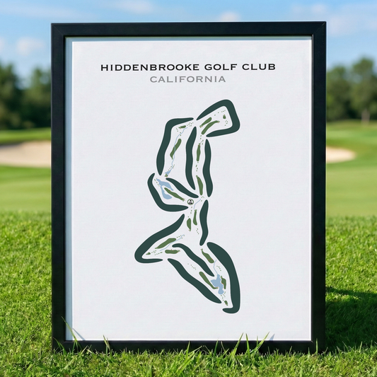 Hiddenbrooke Golf Club, California - Printed Golf Courses