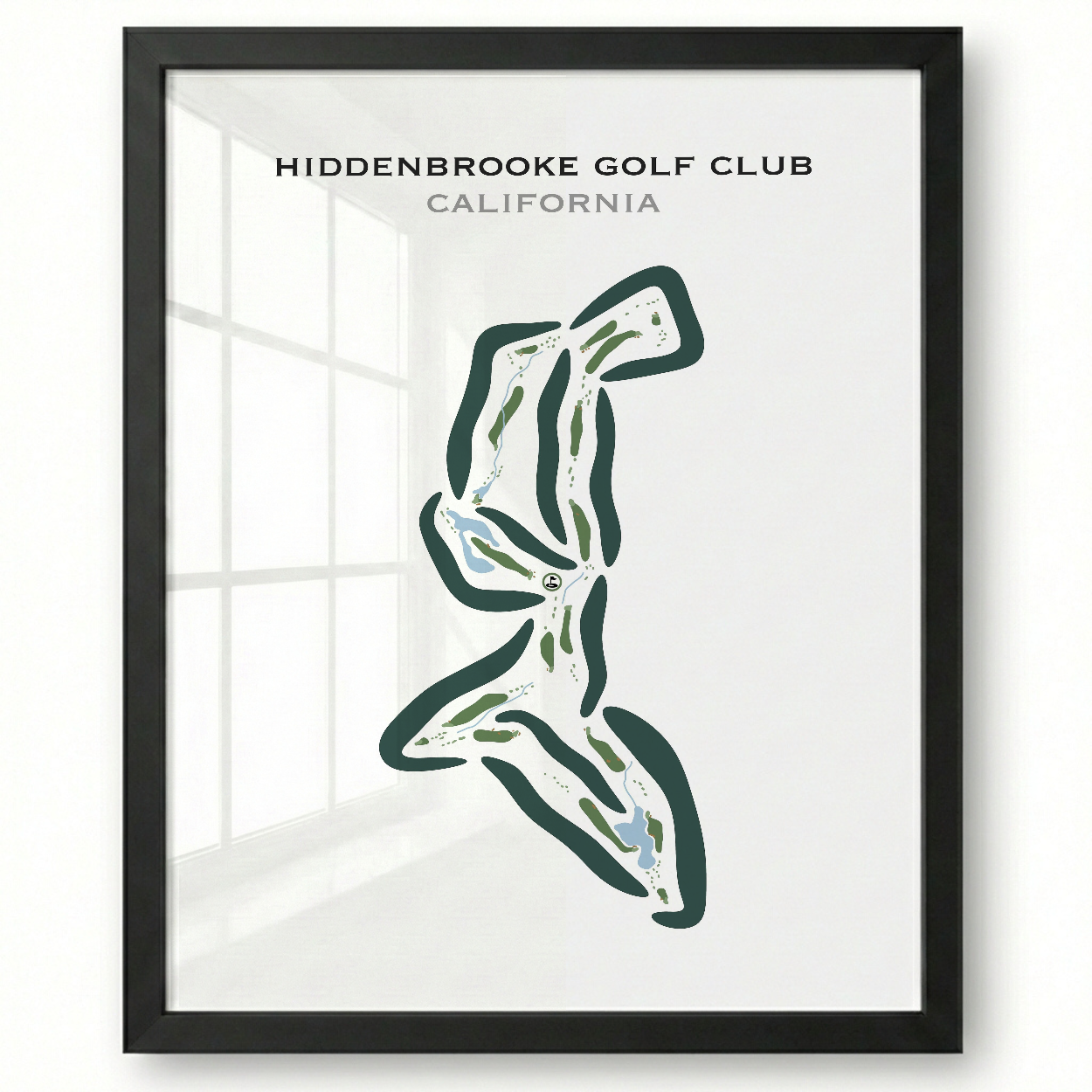 Hiddenbrooke Golf Club, California - Printed Golf Courses