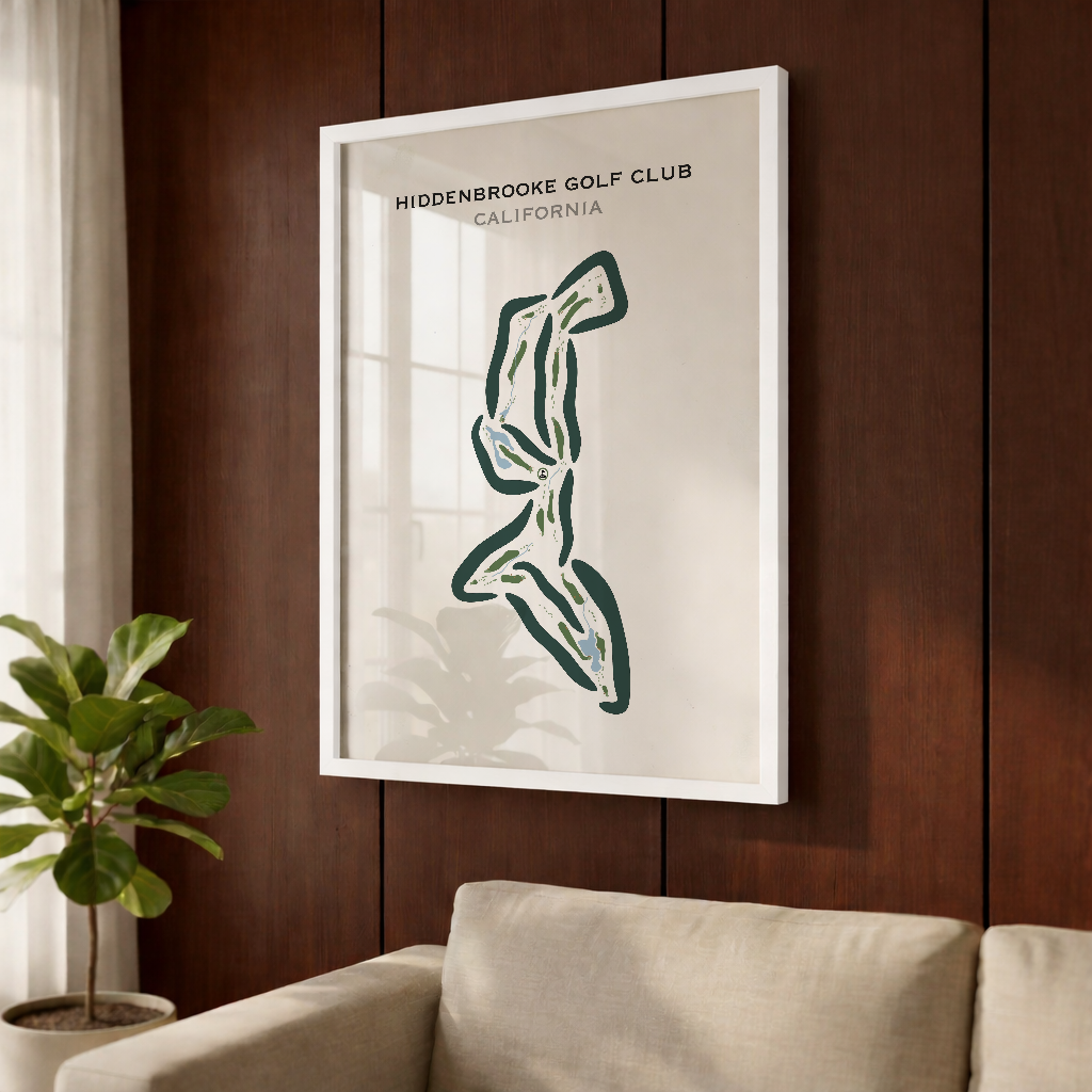 Hiddenbrooke Golf Club, California - Printed Golf Courses