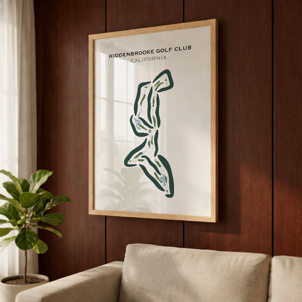 Hiddenbrooke Golf Club, California - Printed Golf Courses
