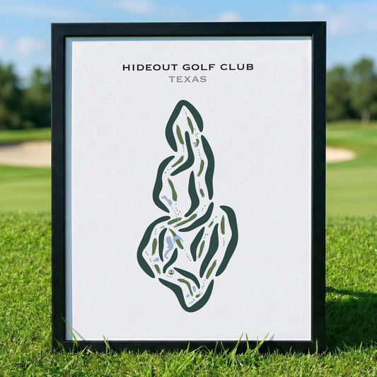 Hideout Golf Club, Texas - Printed Golf Courses