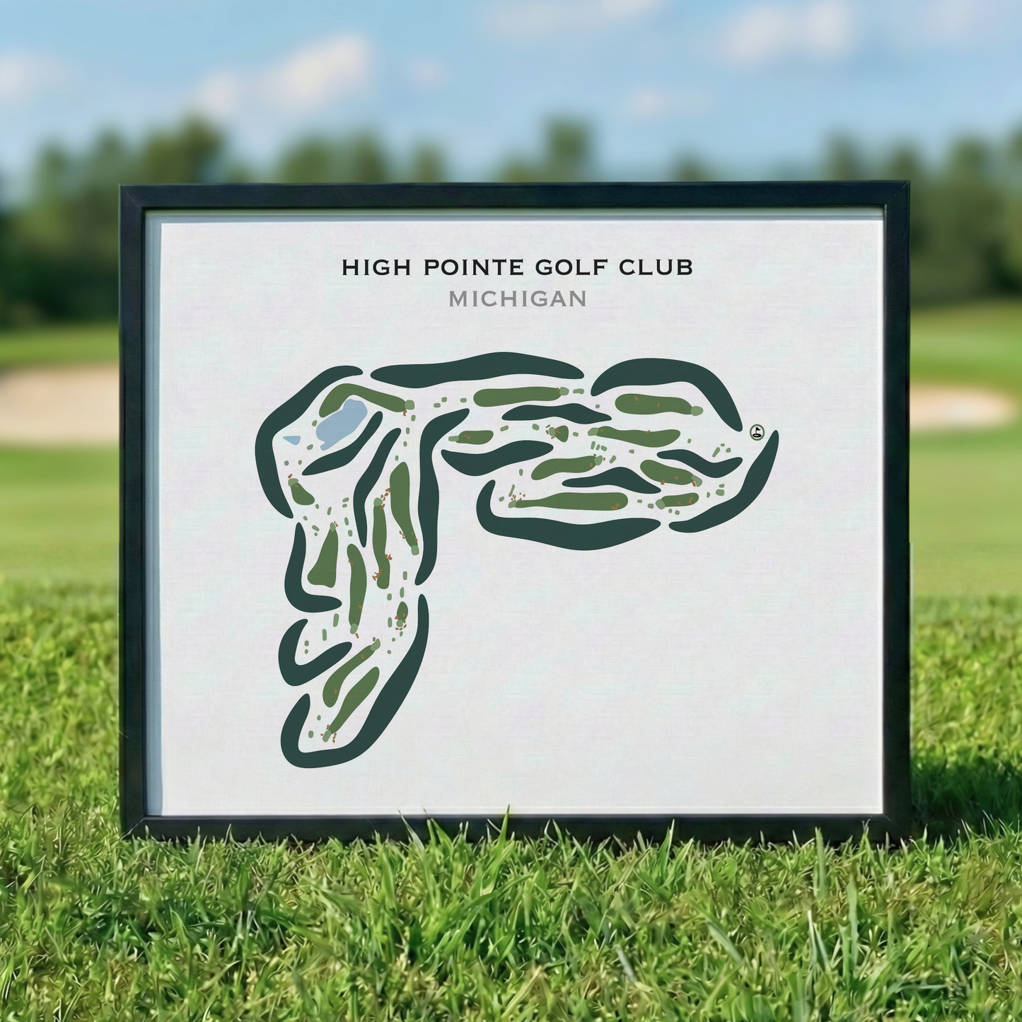 High Pointe Golf Club, Michigan - Printed Golf Courses