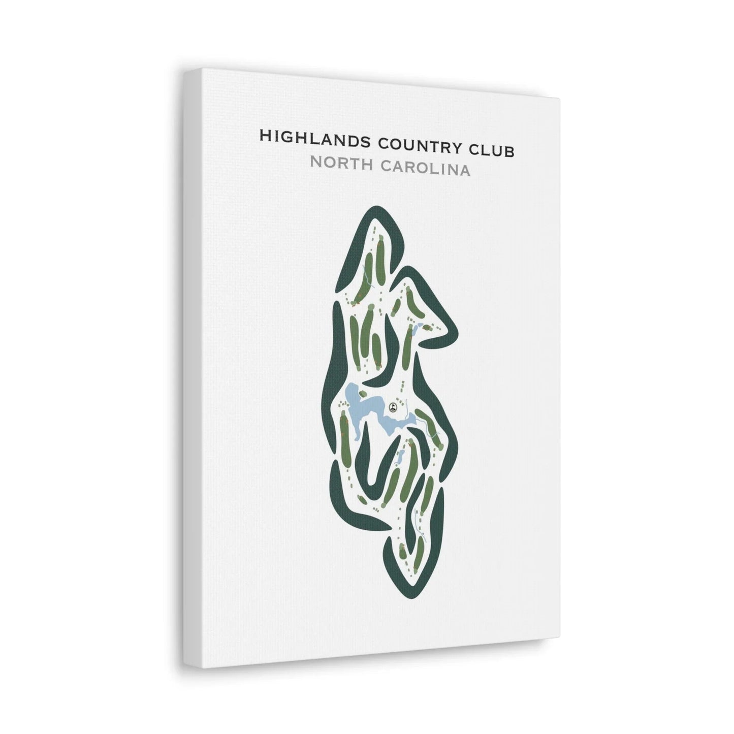 Highlands Country Club, North Carolina - Printed Golf Courses