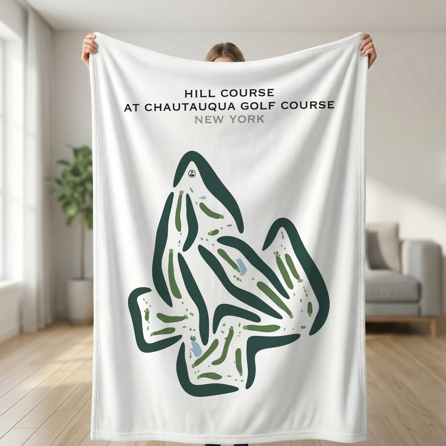 Hill Course at Chautauqua Golf Course, New York - Printed Golf Courses