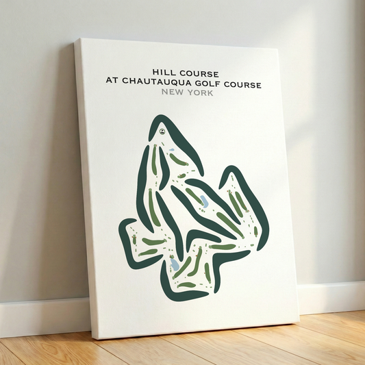 Hill Course at Chautauqua Golf Course, New York - Printed Golf Courses