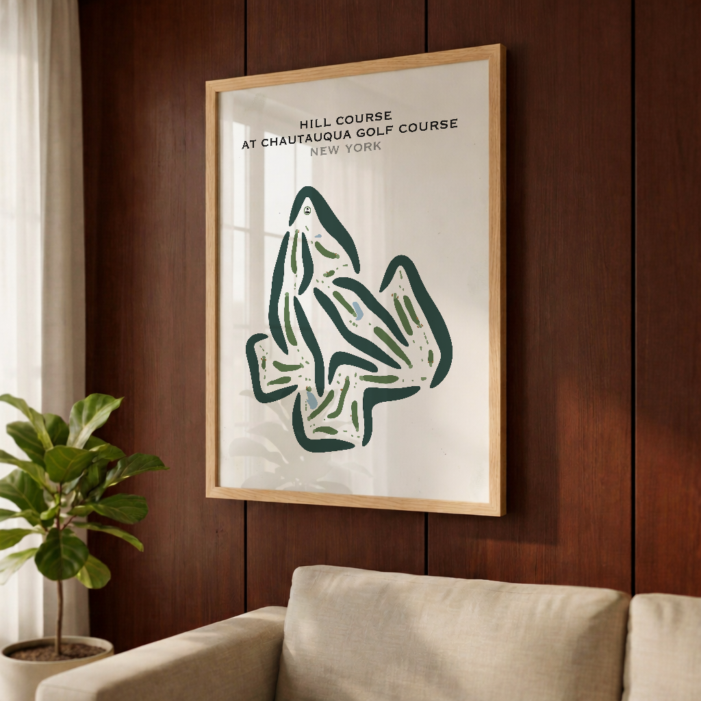 Hill Course at Chautauqua Golf Course, New York - Printed Golf Courses