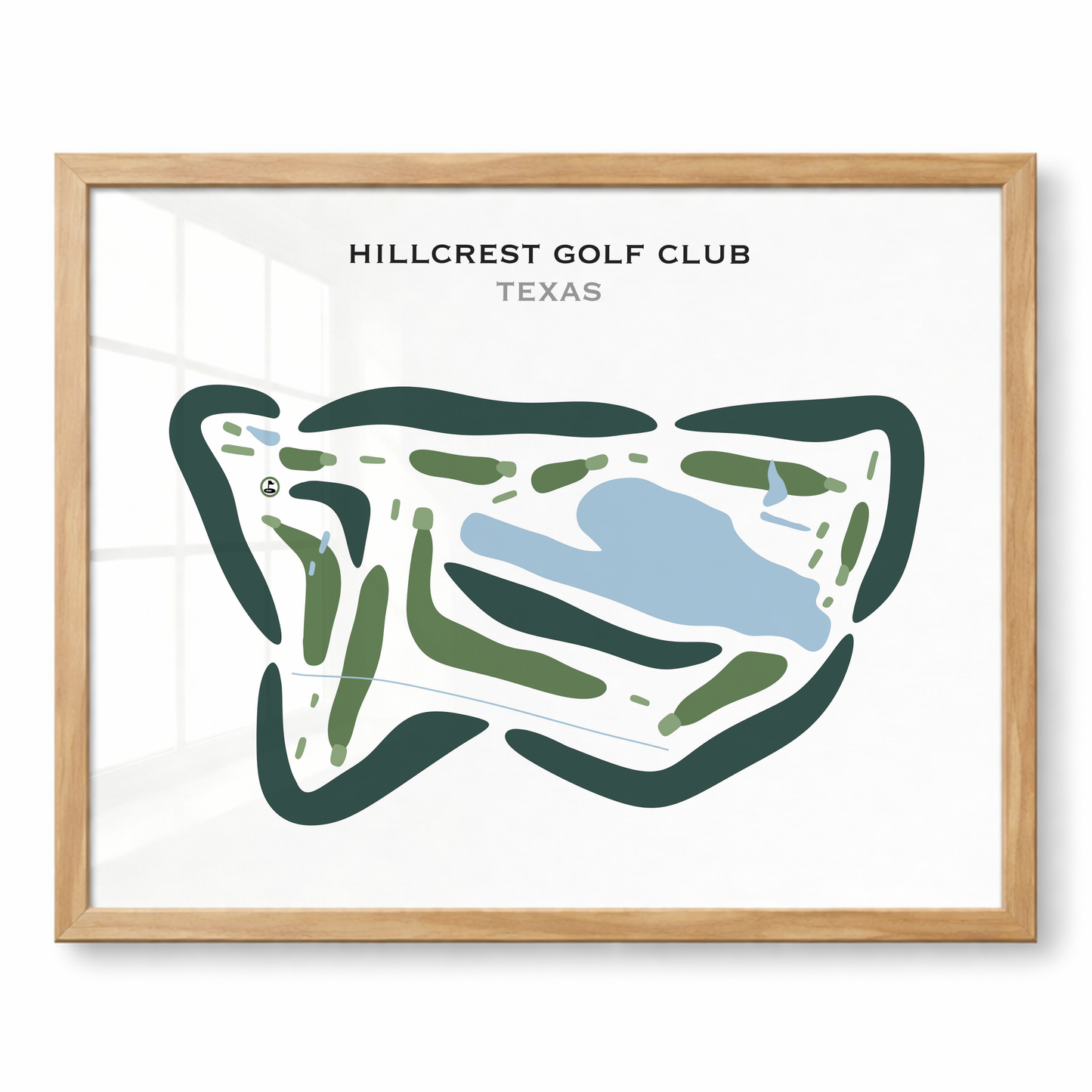 Hillcrest Golf Club, Texas - Printed Golf Courses