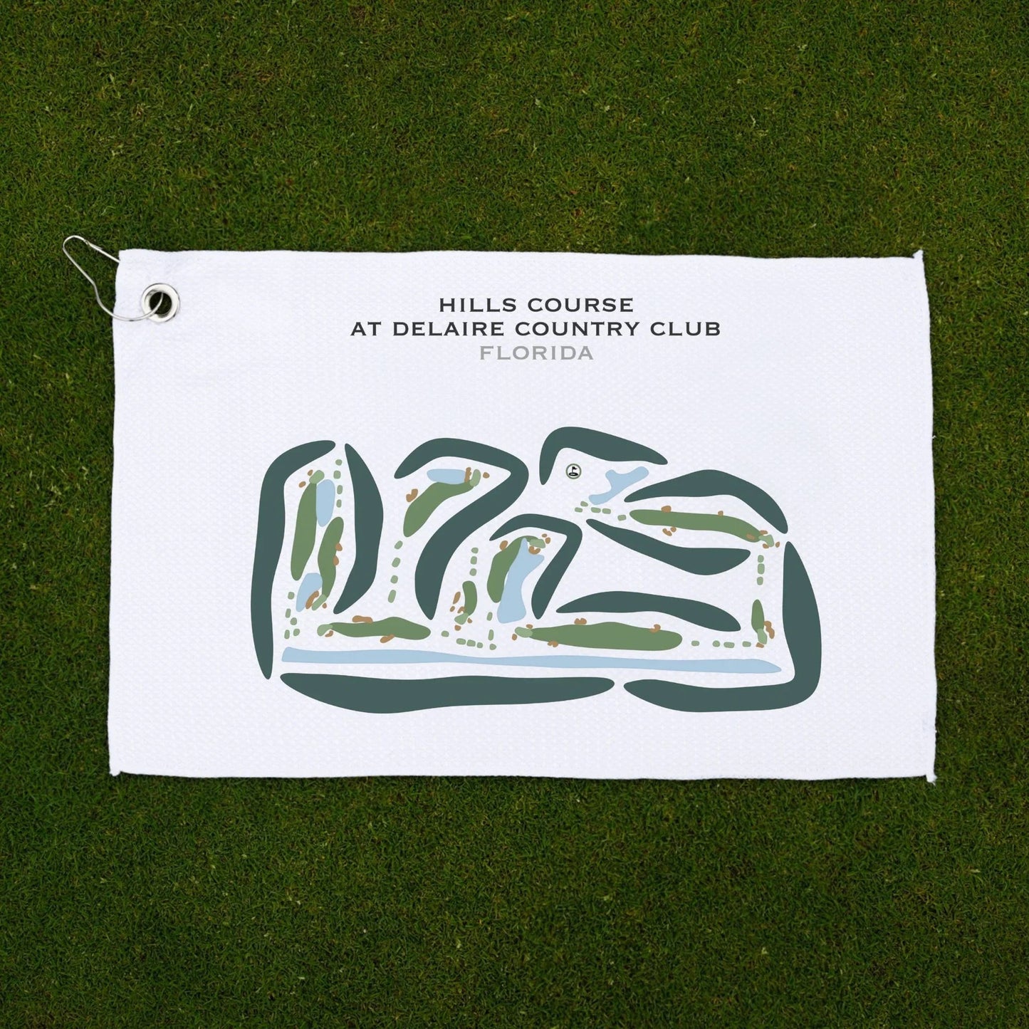 Hills Course at Delaire Country Club, Florida - Printed Golf Courses