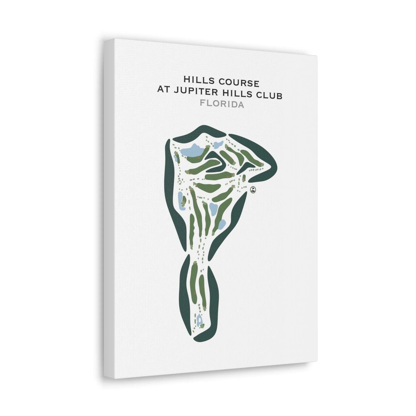 Hills Course at Jupiter Hills Club, Florida - Printed Golf Courses