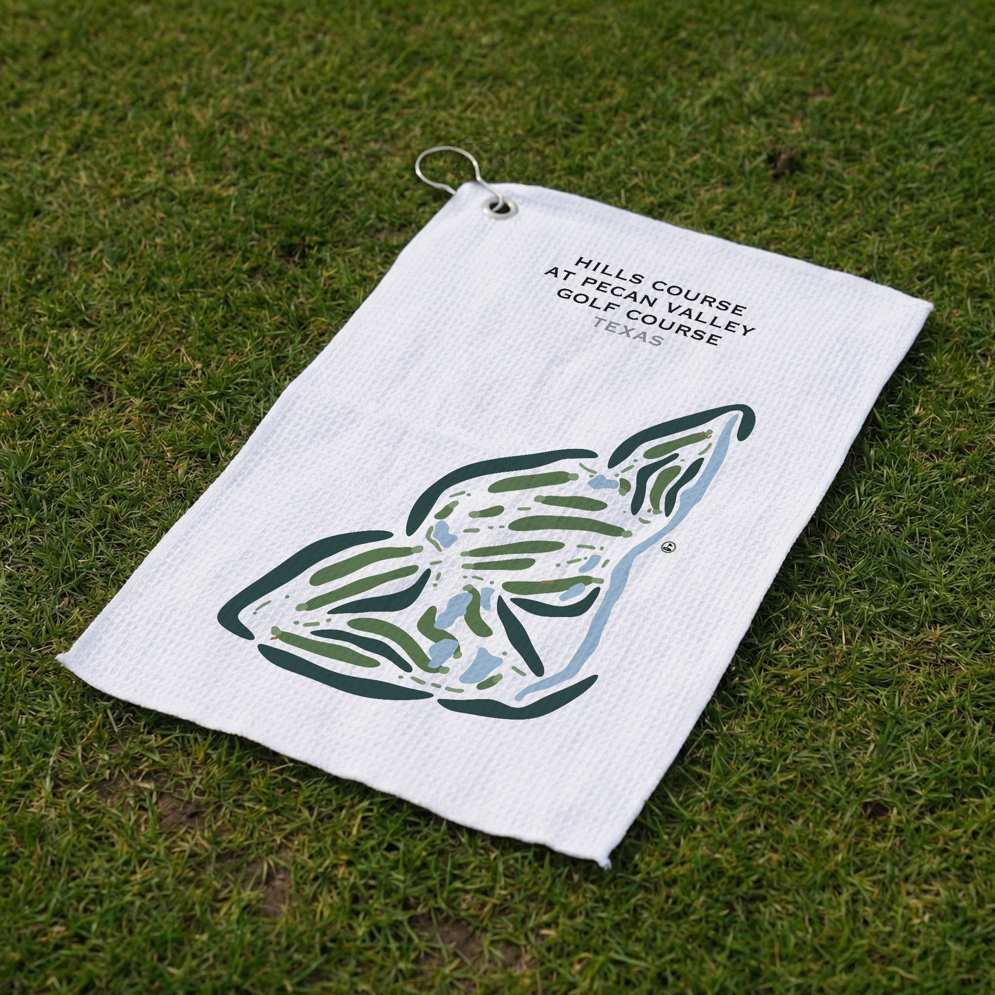 Hills Course at Pecan Valley Golf Course, Texas - Printed Golf Courses