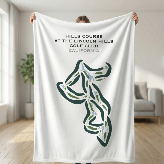 Hills Course at The Lincoln Hills Golf Club, California - Printed Golf Courses