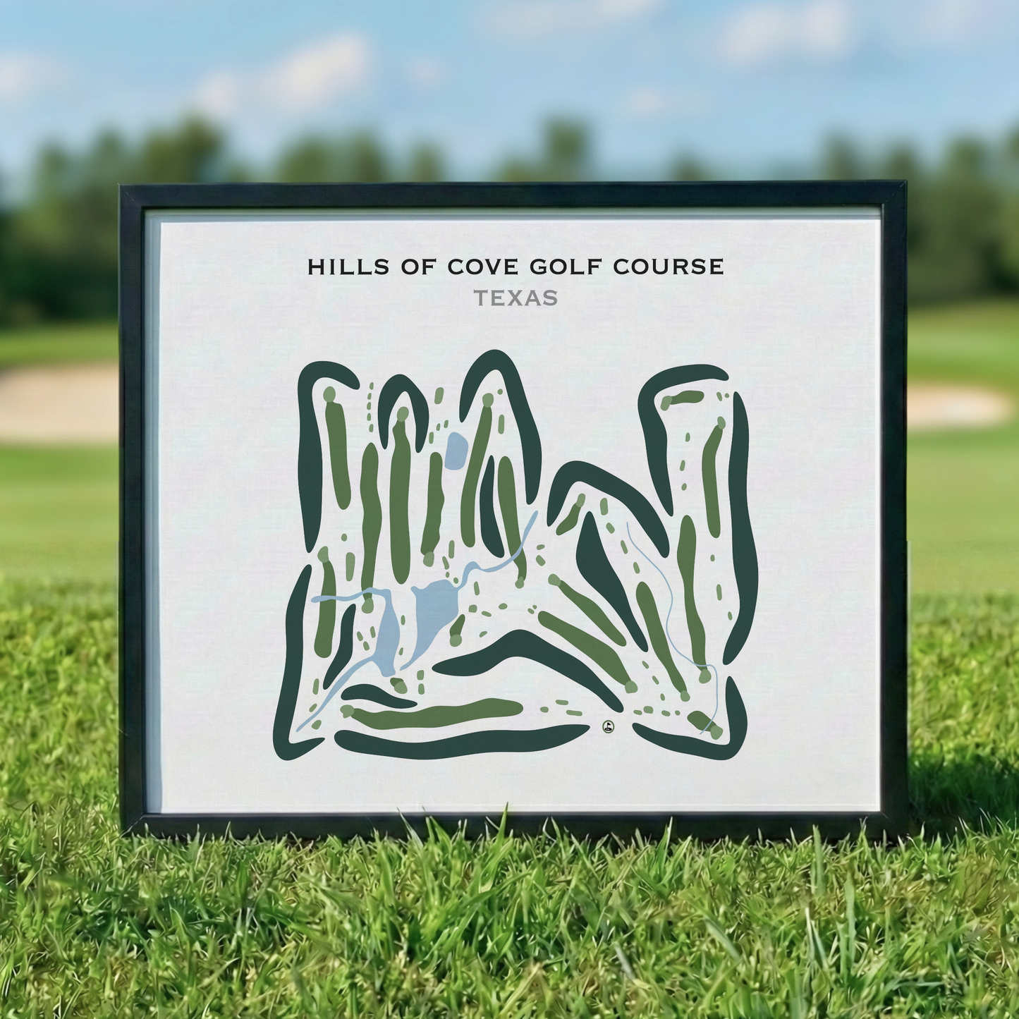 Hills of Cove Golf Course, Texas - Printed Golf Courses