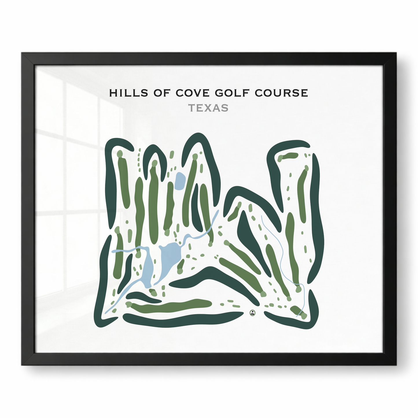 Hills of Cove Golf Course, Texas - Printed Golf Courses