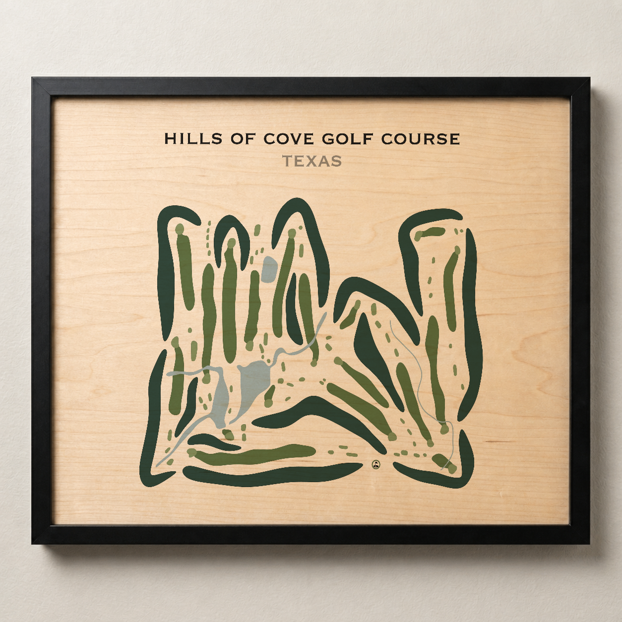 Hills of Cove Golf Course, Texas - Printed Golf Courses