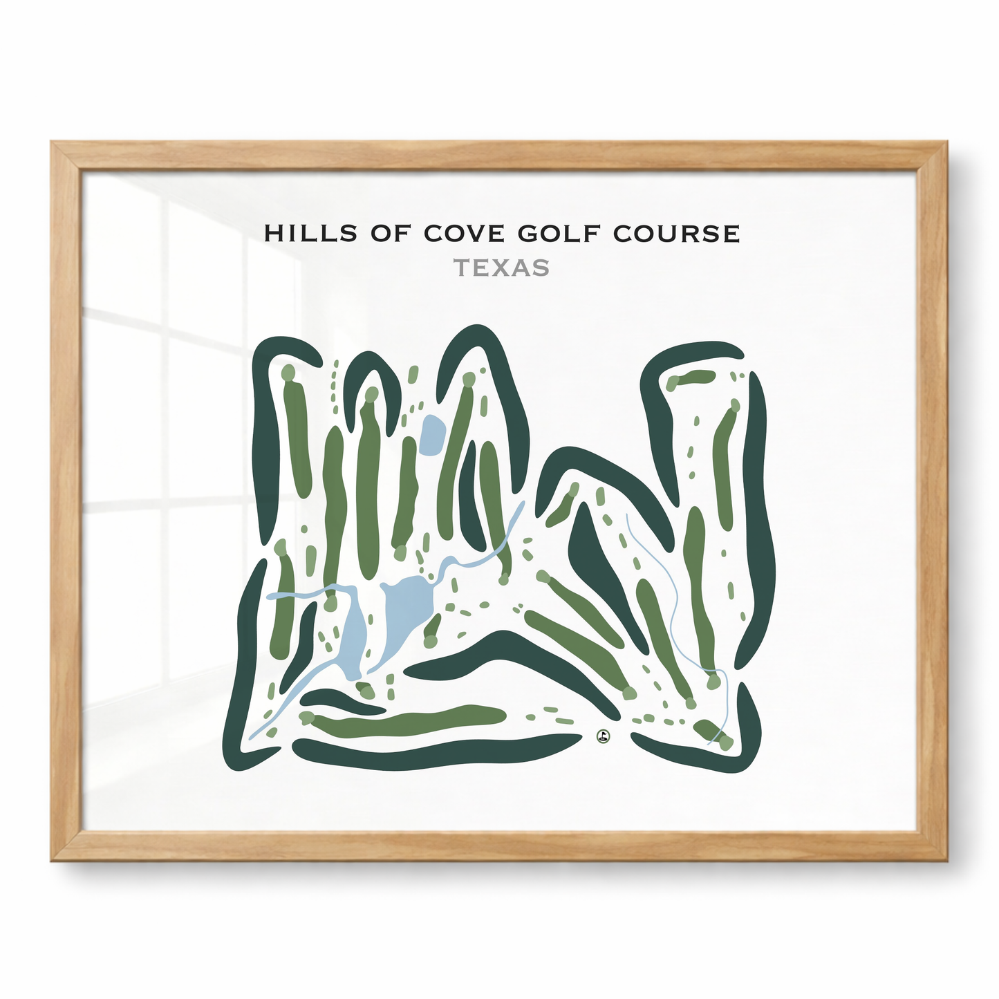 Hills of Cove Golf Course, Texas - Printed Golf Courses