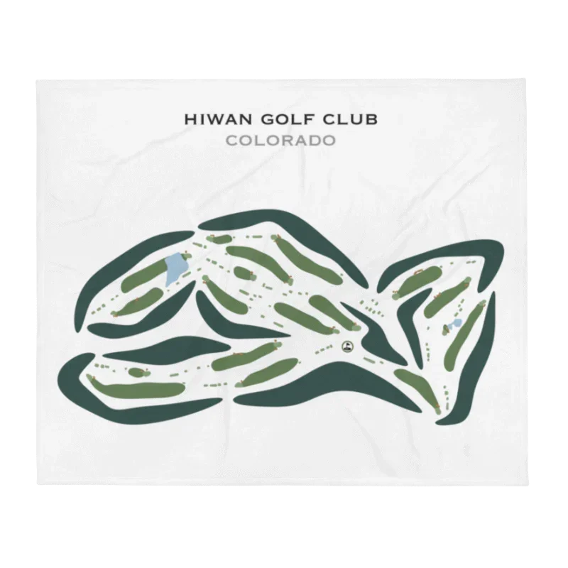 Hiwan Golf Club, Colorado - Printed Golf Courses