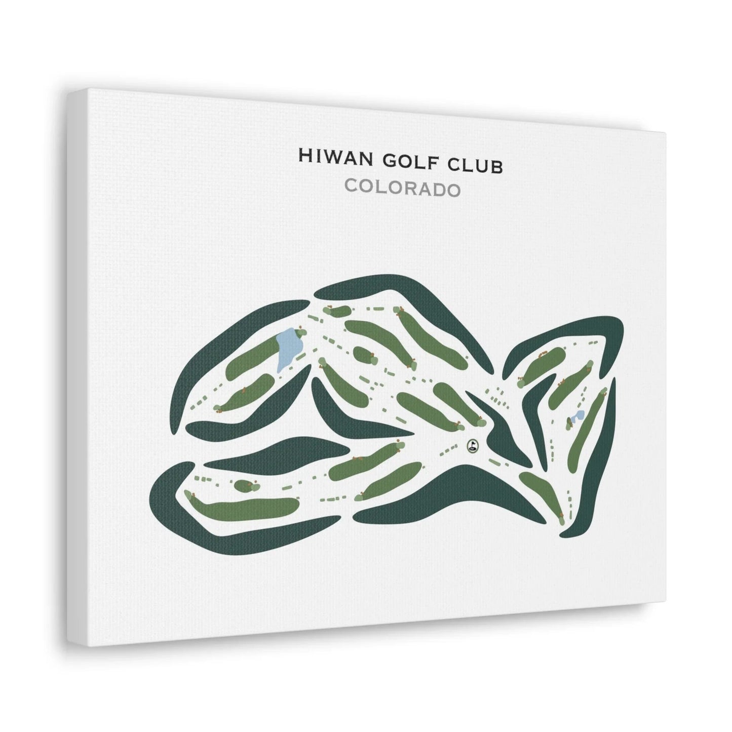 Hiwan Golf Club, Colorado - Printed Golf Courses