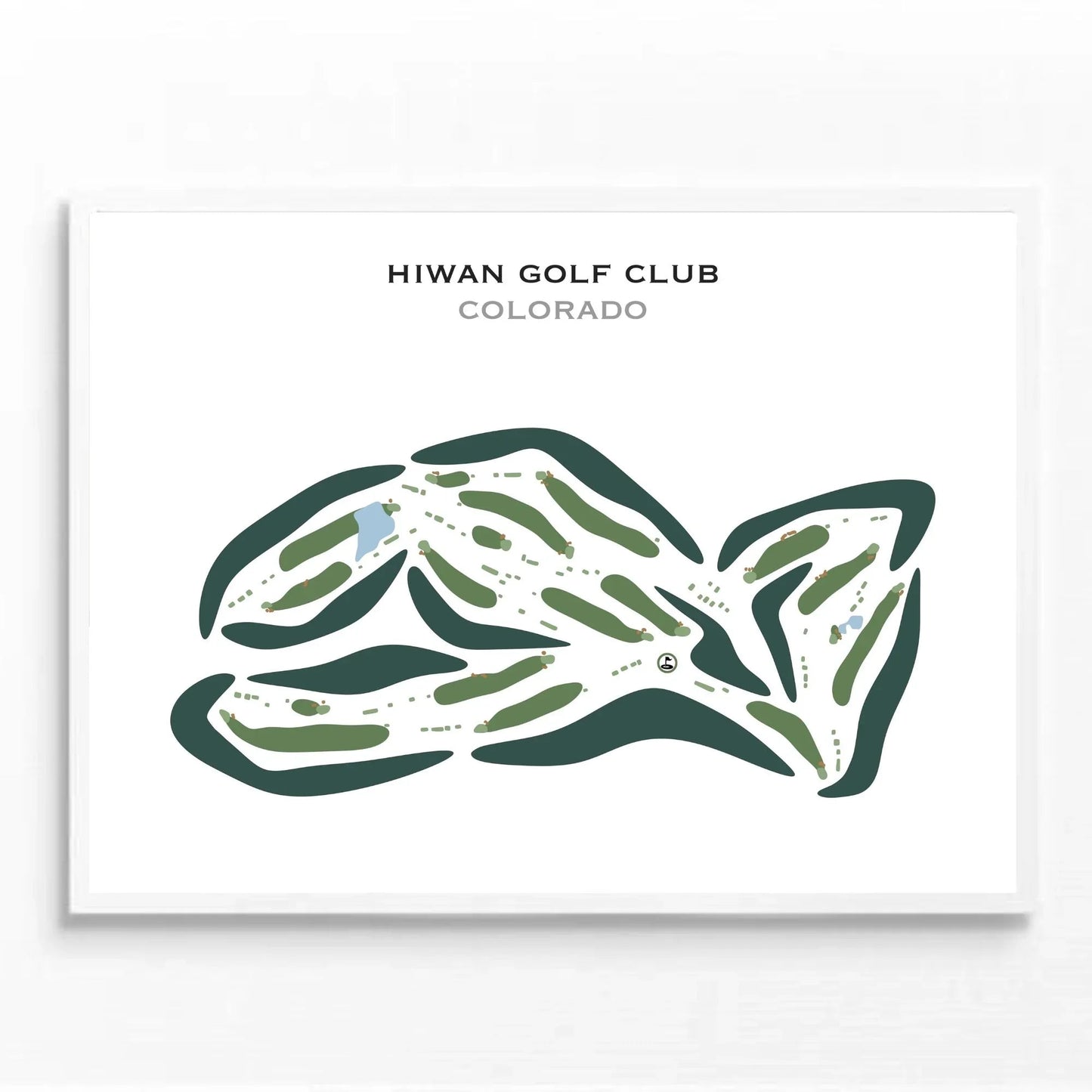 Hiwan Golf Club, Colorado - Printed Golf Courses