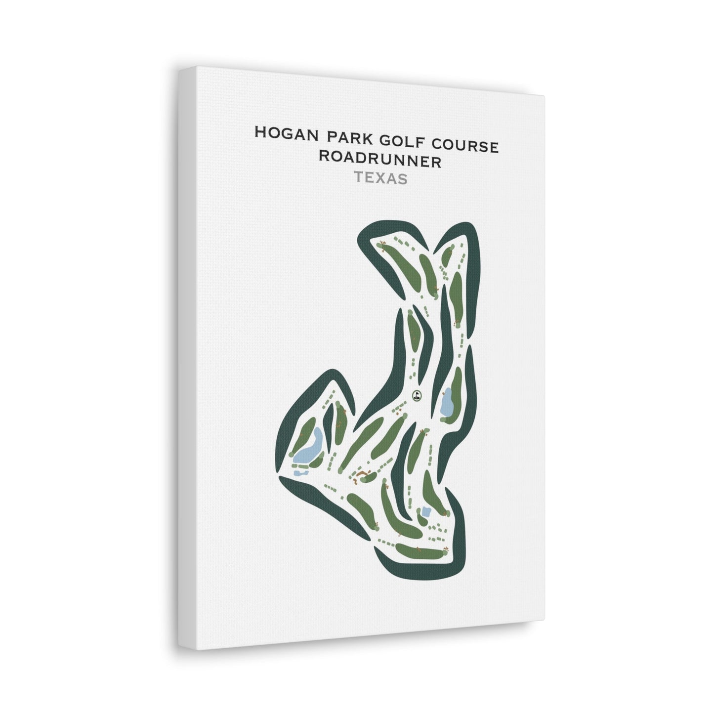 Hogan Park Golf Course, Roadrunner Course, Texas - Printed Golf Courses