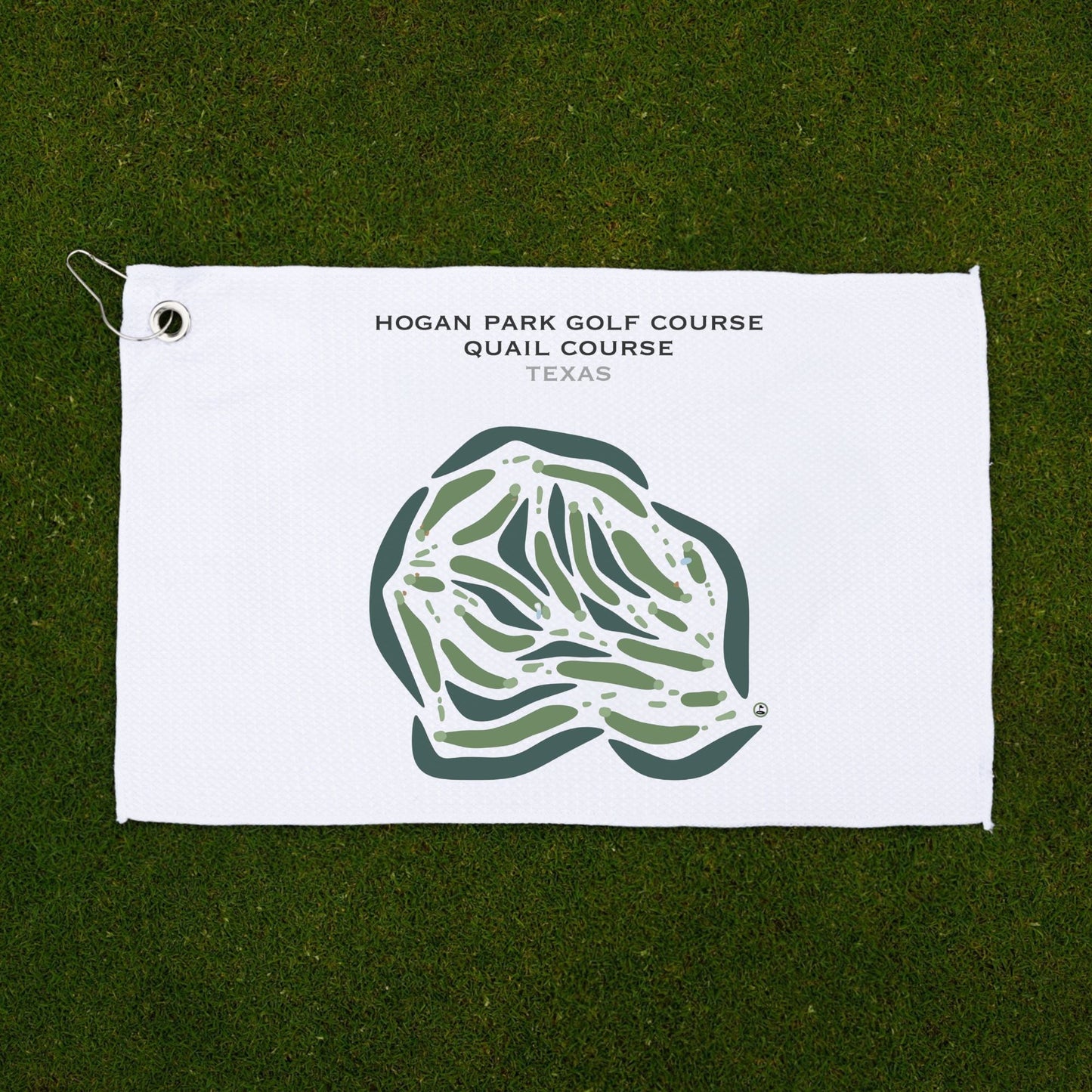 Hogan Park Golf Course, Quail Course, Texas - Printed Golf Courses