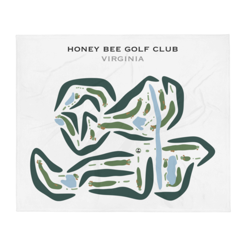 Honey Bee Golf Club, Virginia - Printed Golf Courses