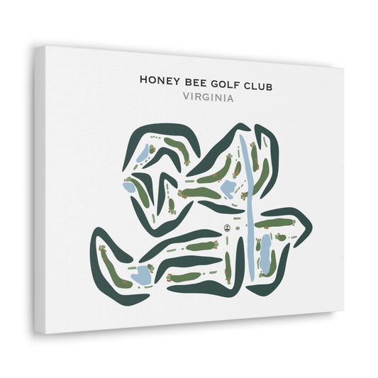 Honey Bee Golf Club, Virginia - Printed Golf Courses