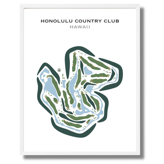 Honolulu Country Club, Hawaii - Printed Golf Courses