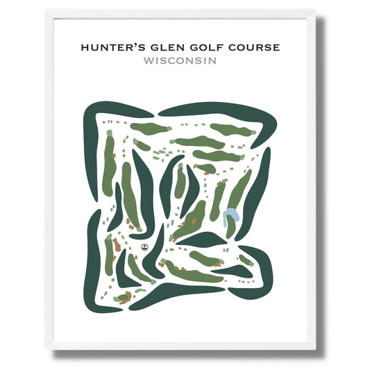 Hunter’s Glen Golf Course, Wisconsin - Printed Golf Courses