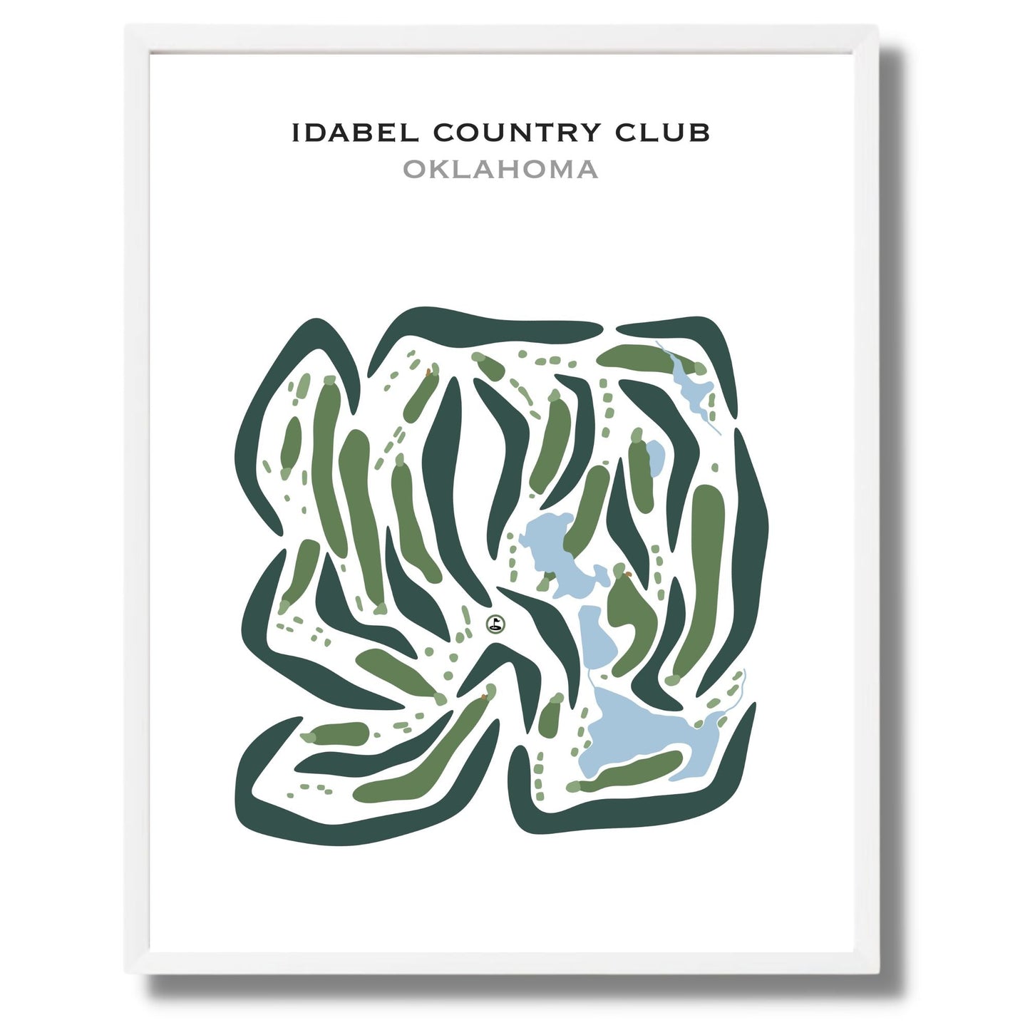 Idabel Country Club, Oklahoma - Printed Golf Courses