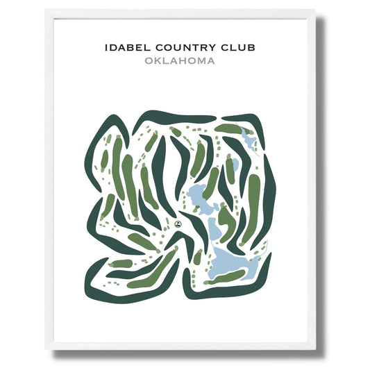 Idabel Country Club, Oklahoma - Printed Golf Courses