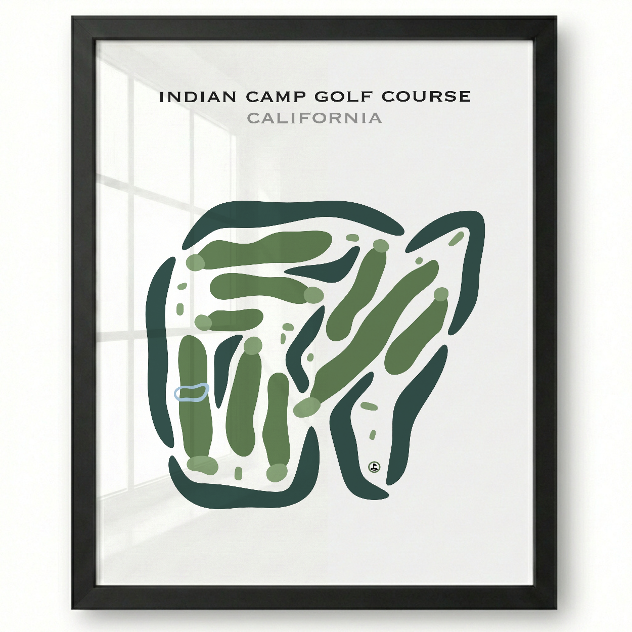 Indian Camp Golf Course, California - Printed Golf Courses