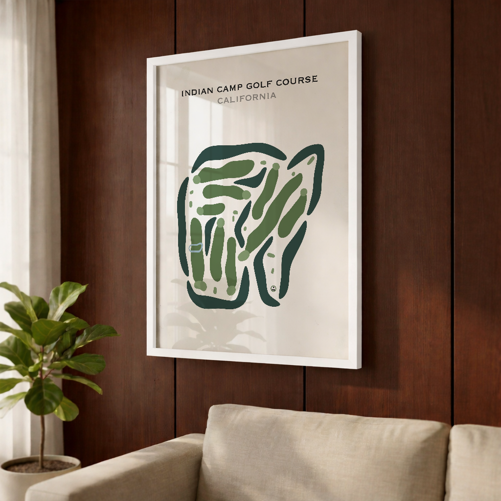 Indian Camp Golf Course, California - Printed Golf Courses