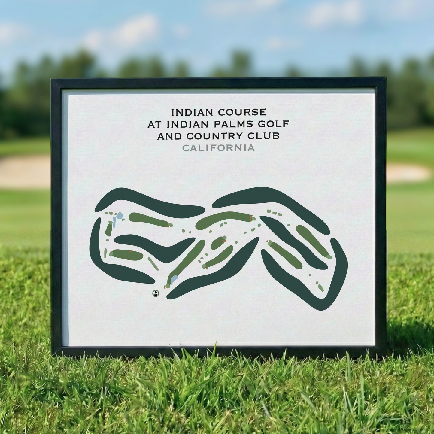 Indian Course at Indian Palms Golf & Country Club, California - Printed Golf Courses