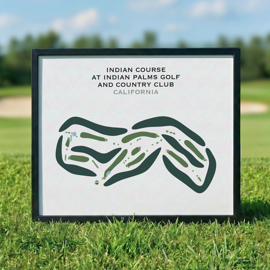 Indian Course at Indian Palms Golf & Country Club, California - Printed Golf Courses