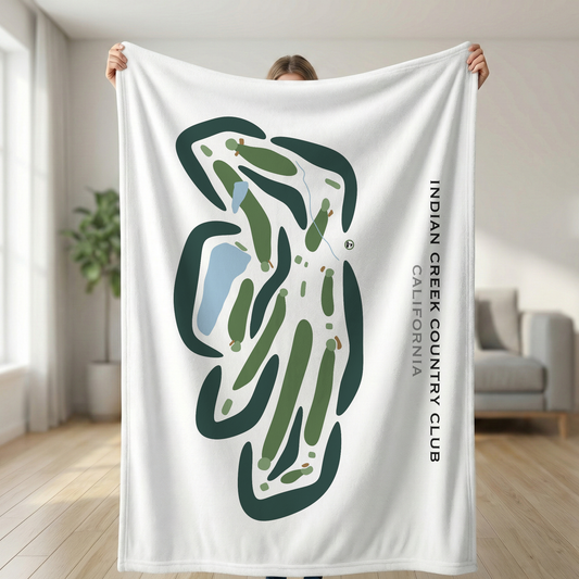 Indian Creek Country Club, California - Printed Golf Courses